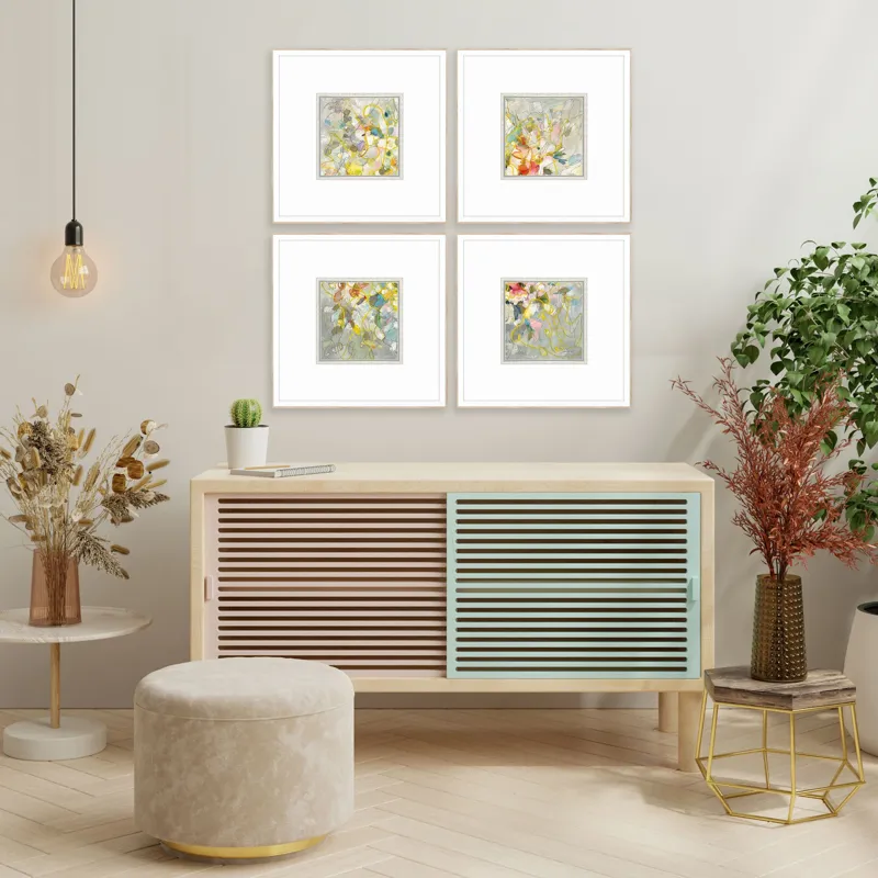 Strings of Lights S/4 Framed Art