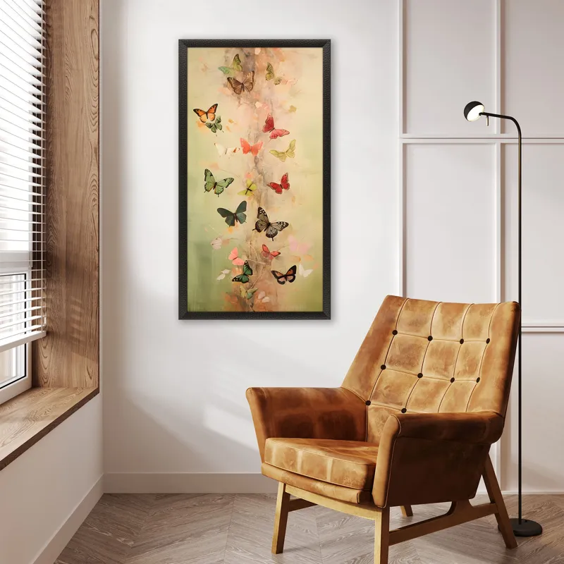 Butterfly Tower Framed Art