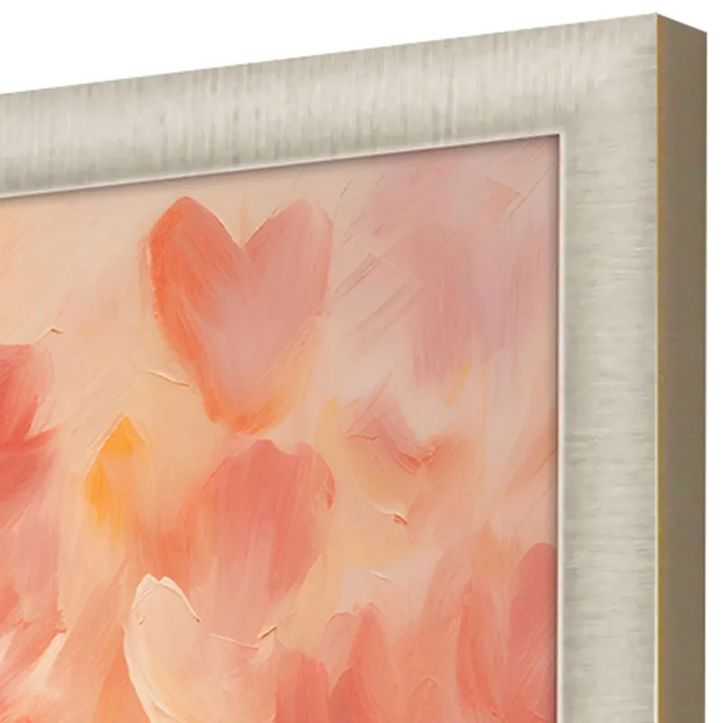 Heart Pattern S/2 Framed Art