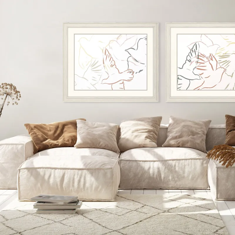 Feather Flight I Framed Art