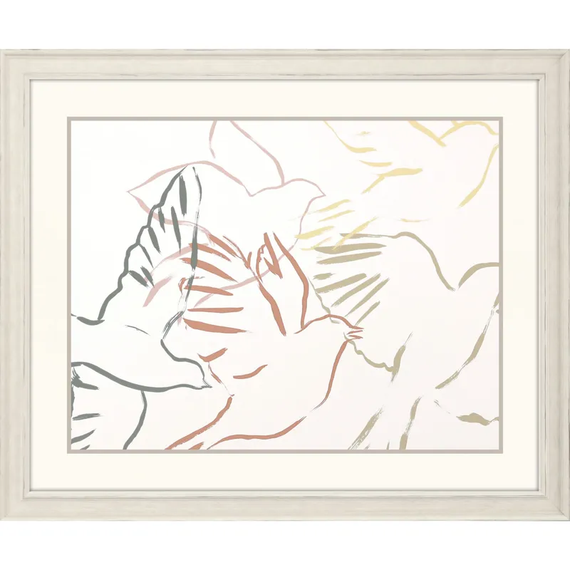 Feather Flight II Framed Art