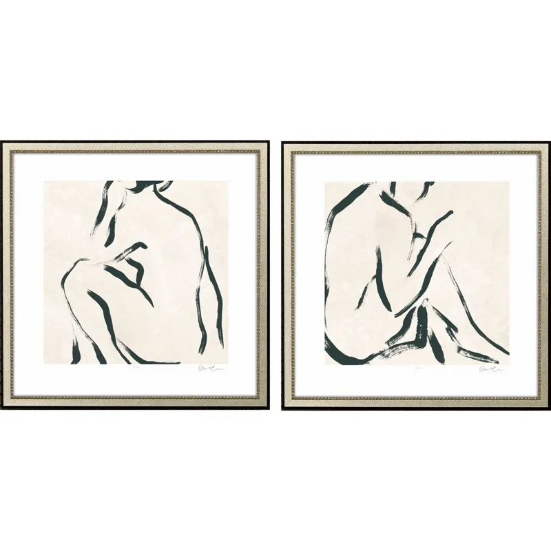 Line Study II S/2 Framed Art