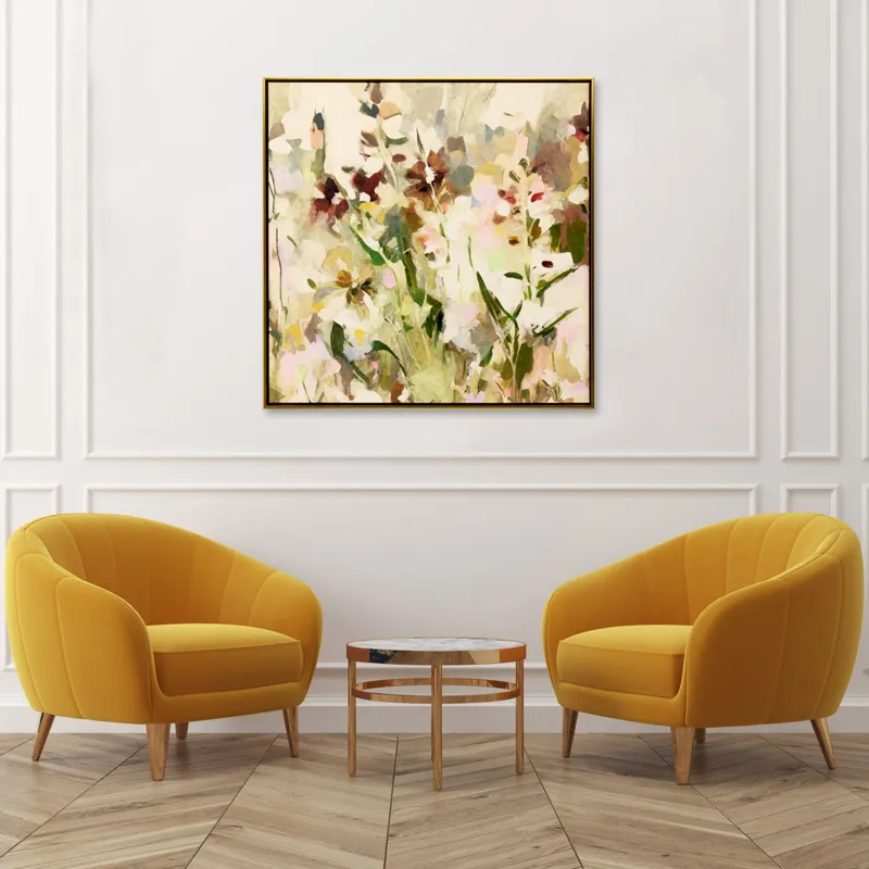 Modern Wildflower Canvas