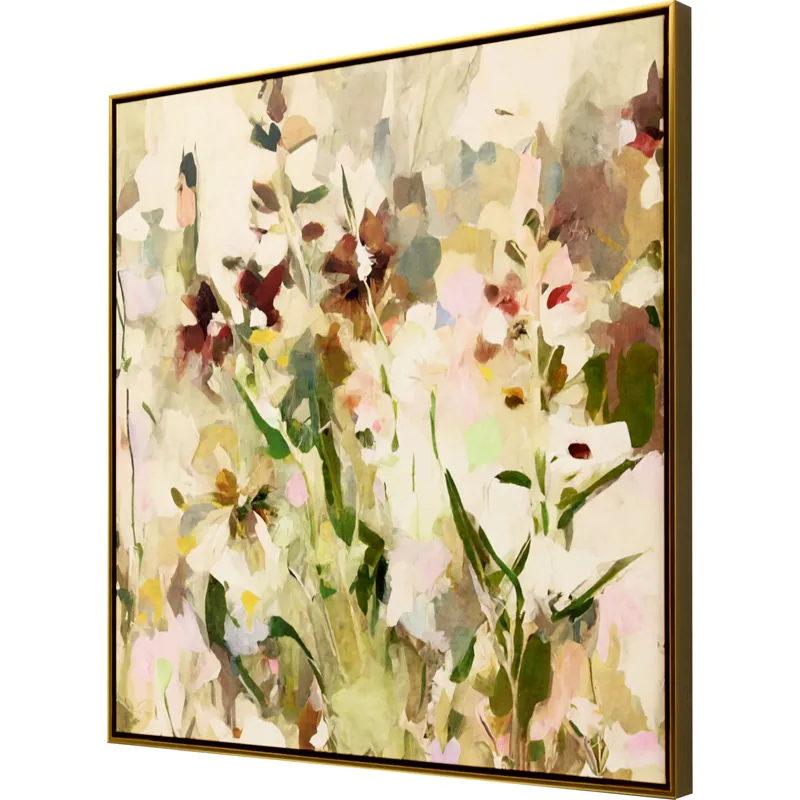 Modern Wildflower Canvas