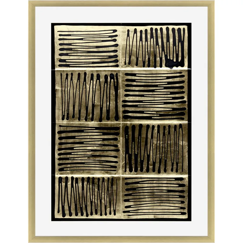 Galvanize in Gold I Framed Art