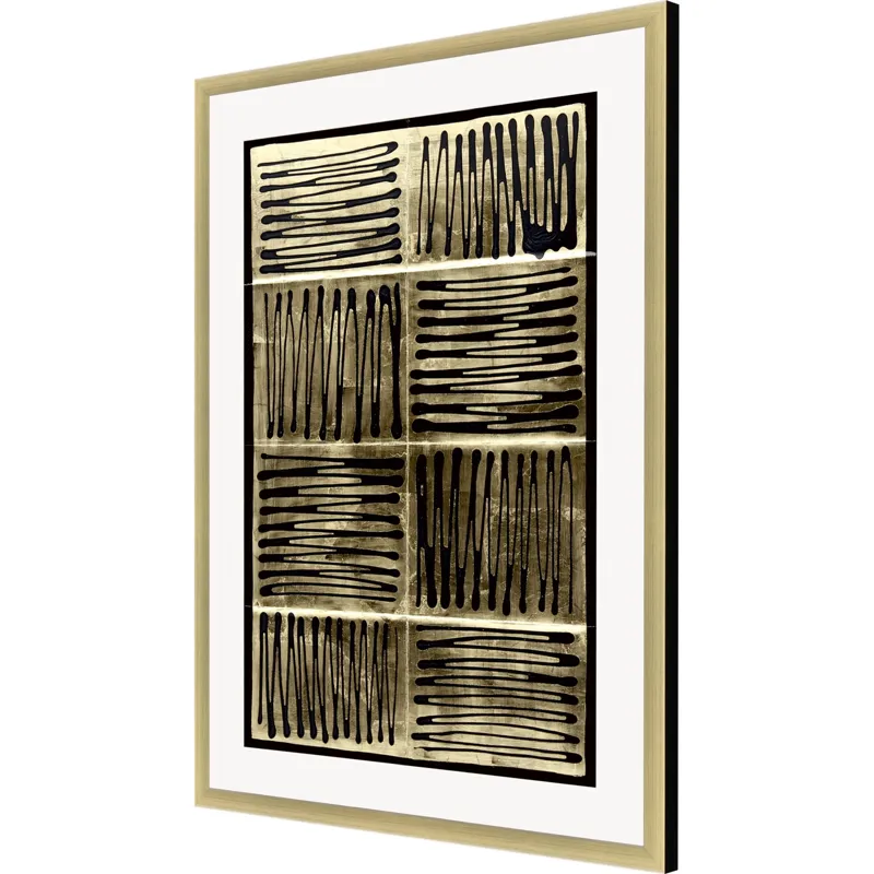 Galvanize in Gold I Framed Art
