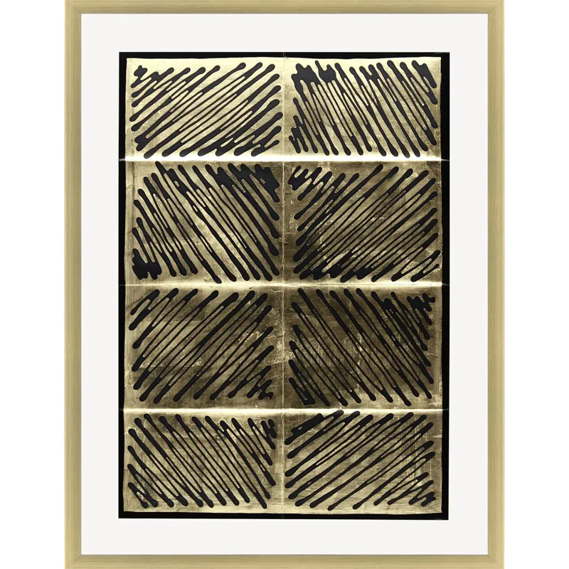 Galvanize in Gold II Framed Art