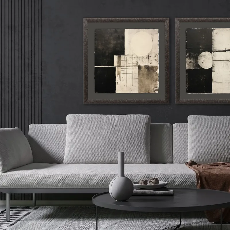Shattered Impressions I Framed Art