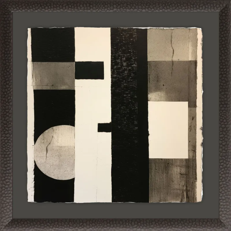 Shattered Impressions IV Framed Art