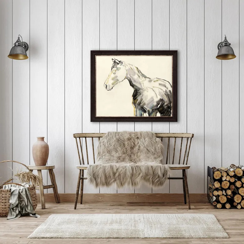 Equine Sketch - Look Framed Art