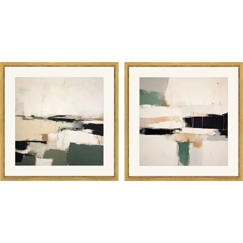 Lovely Landscape I S/2 Framed Art