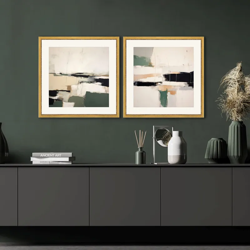 Lovely Landscape I S/2 Framed Art