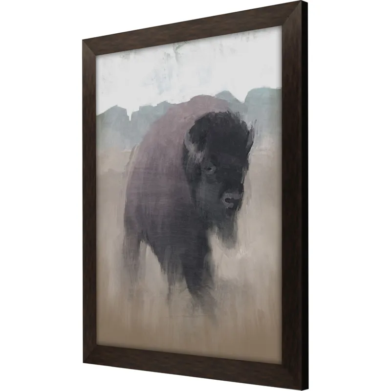 Roaming Buffalo Framed Art