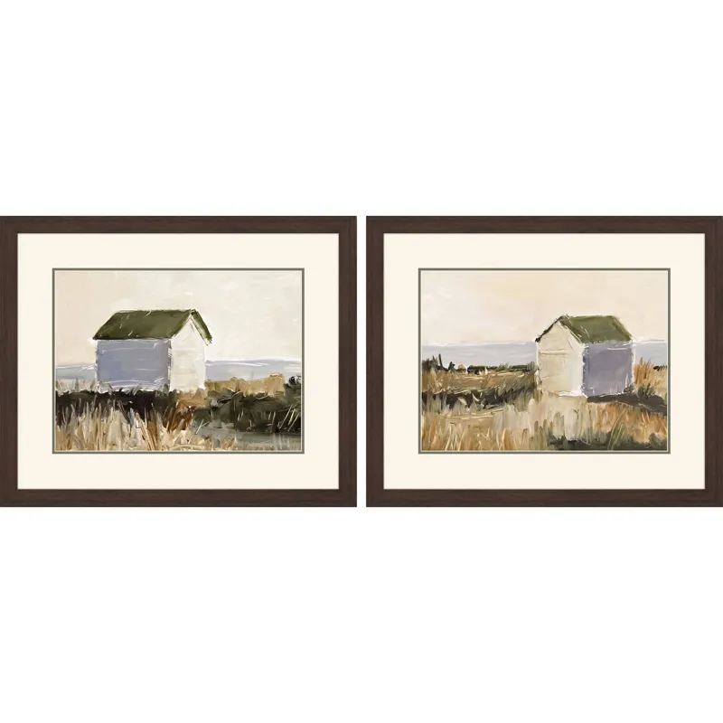 Seaside Shanty S/2 Framed Art