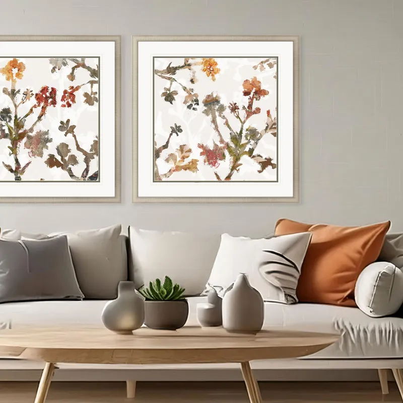 Desert Floral II Framed Art