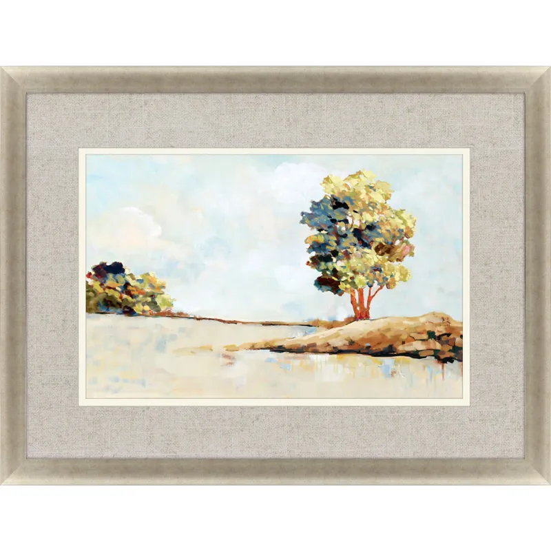 Sunlit Landscape Framed Art