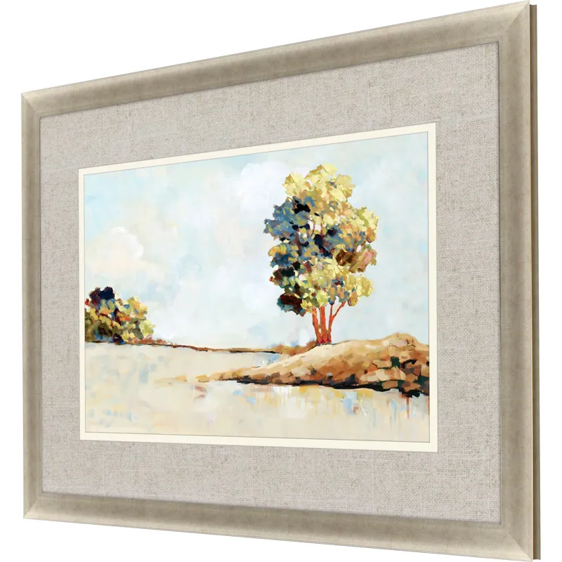 Sunlit Landscape Framed Art