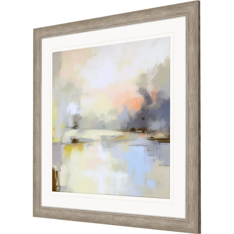 Misty Horizon I Framed Art
