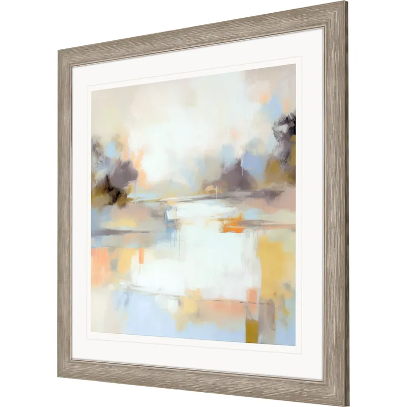Misty Horizon II Framed Art