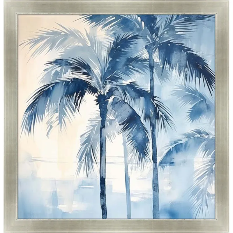 Indigo Paradise II Framed Art