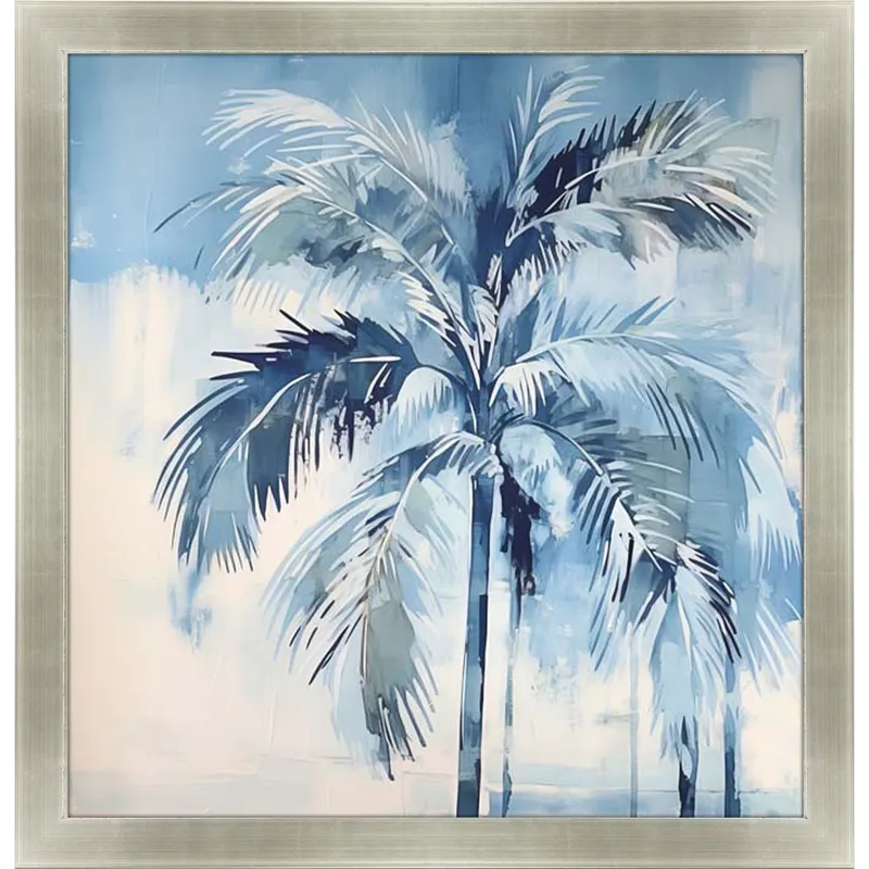 Indigo Paradise III Framed Art