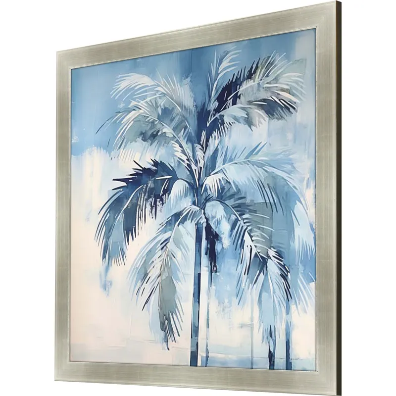 Indigo Paradise III Framed Art