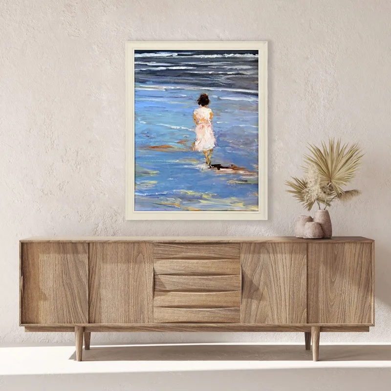 Warm Shallows Framed Art