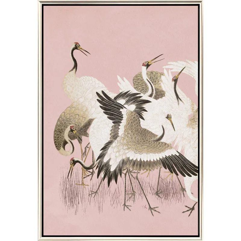 Curious Cranes - Plumule - Canvas