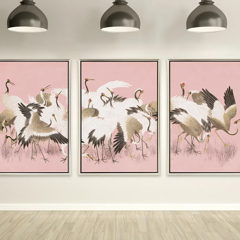 Curious Cranes - Pinna - Canvas