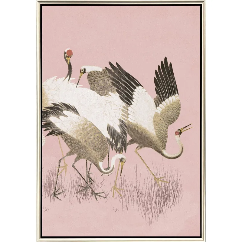 Curious Cranes - Preen - Canvas