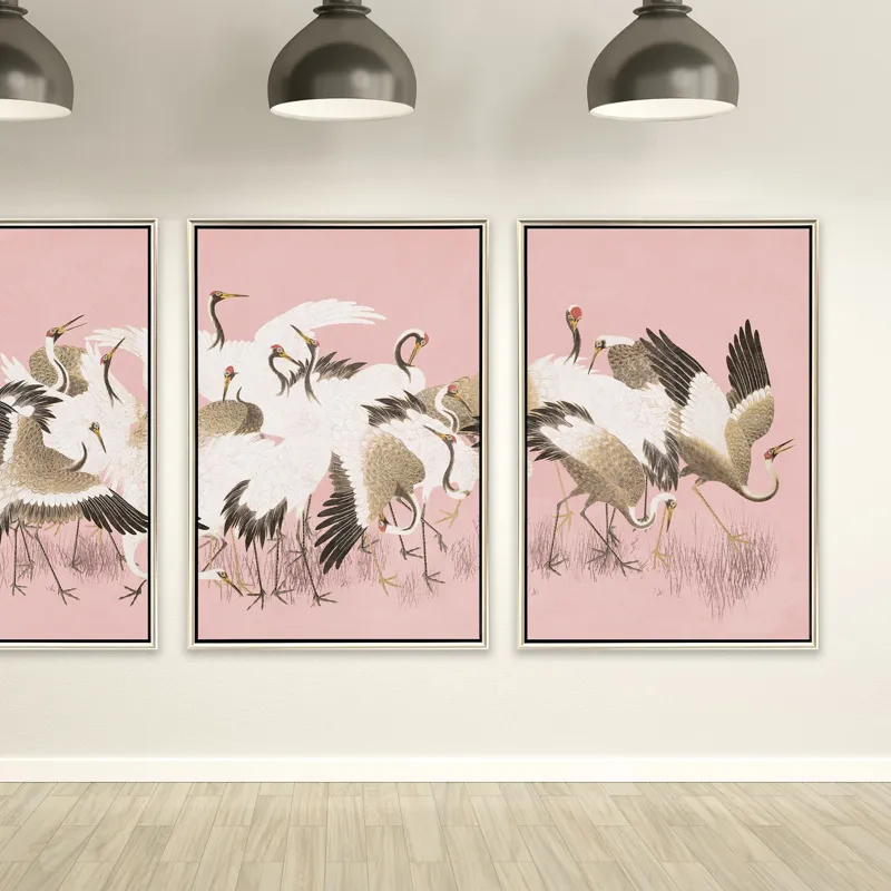 Curious Cranes - Preen - Canvas