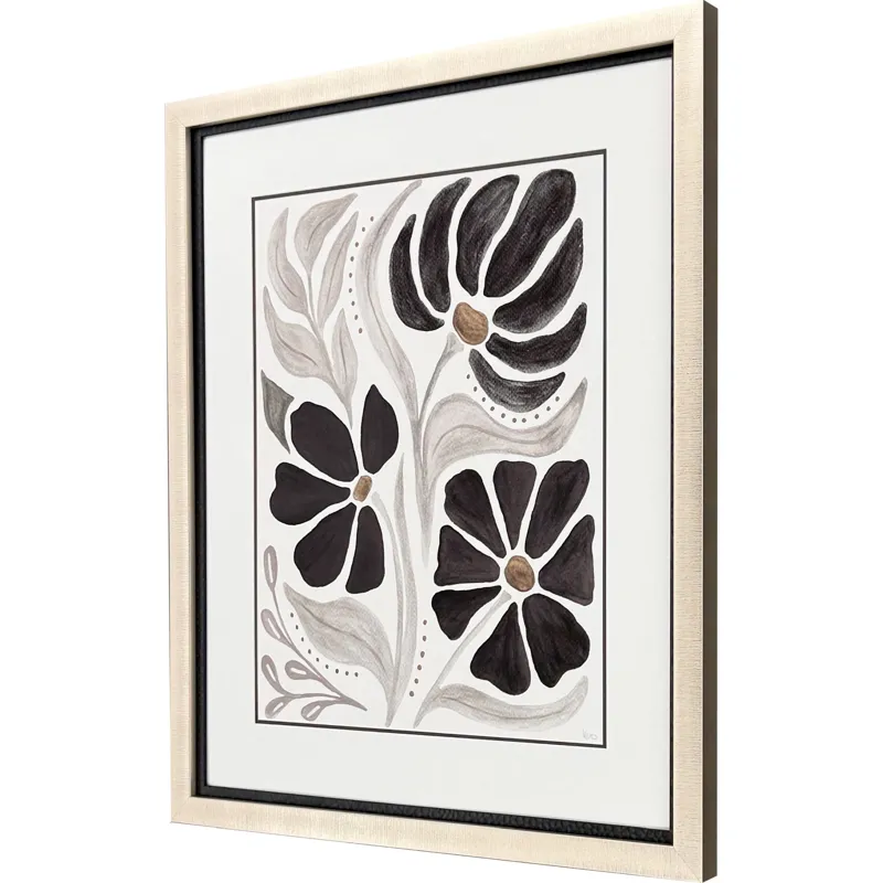 Modern Petals II - Framed Art