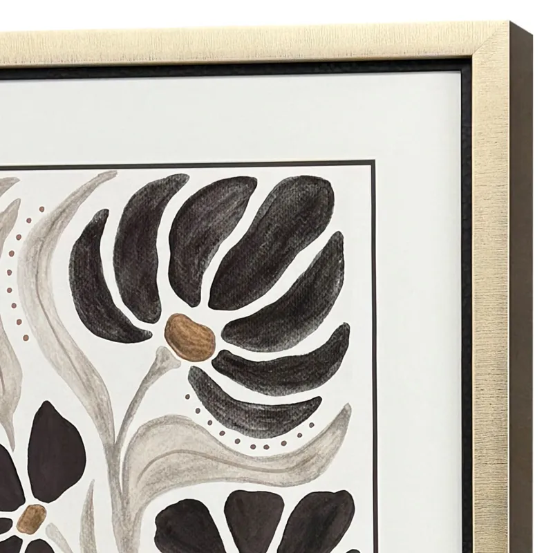 Modern Petals II - Framed Art