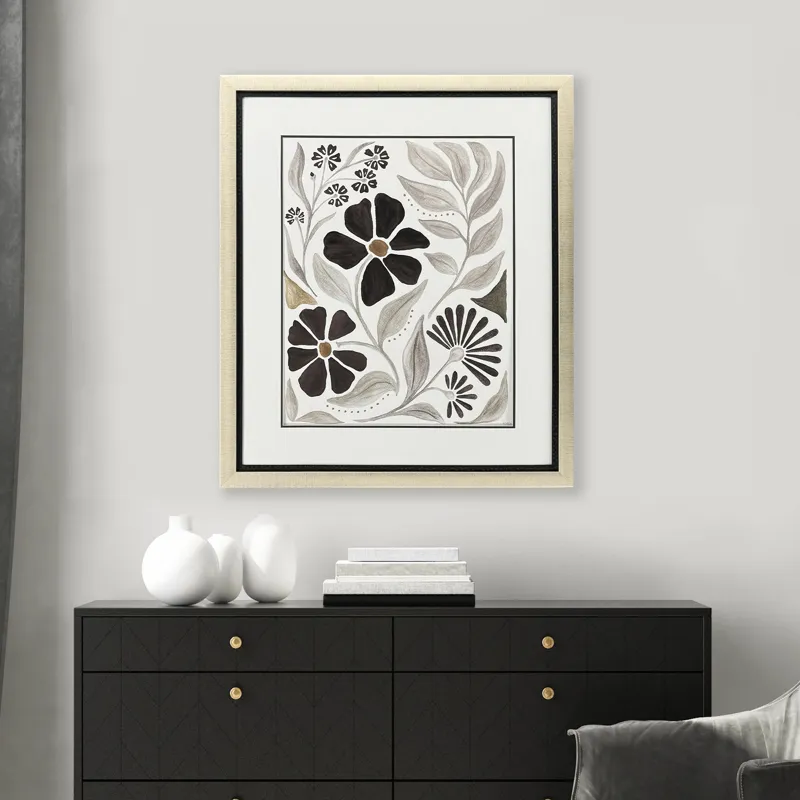 Modern Petals III - Framed Art