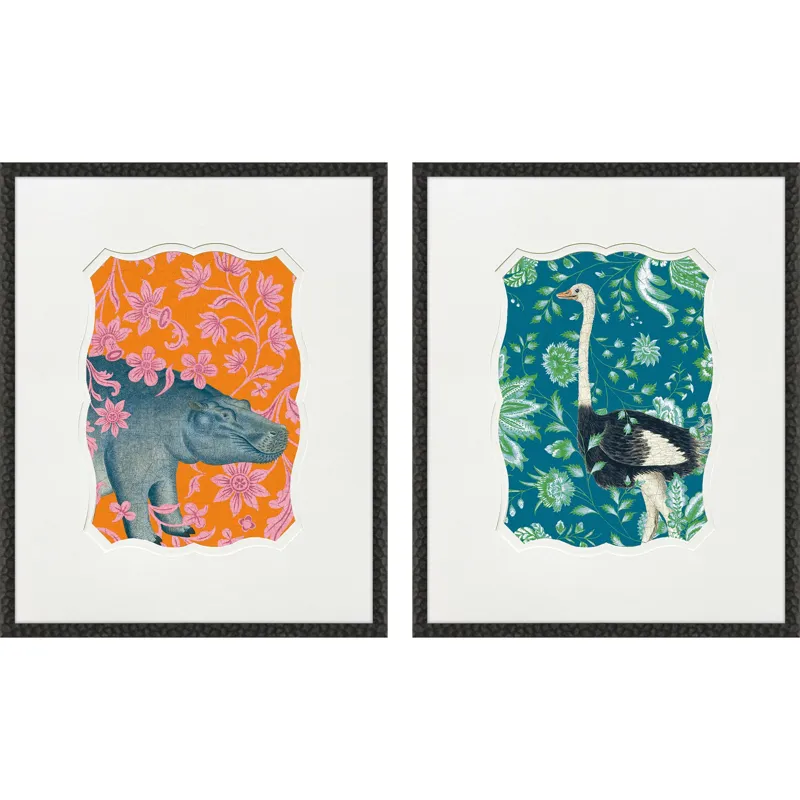 Wild Wonderland III S/2 - Framed Art
