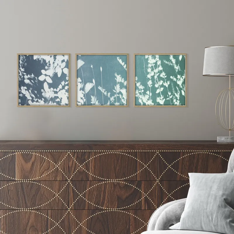 Still Floral II S/3 - Framed Art