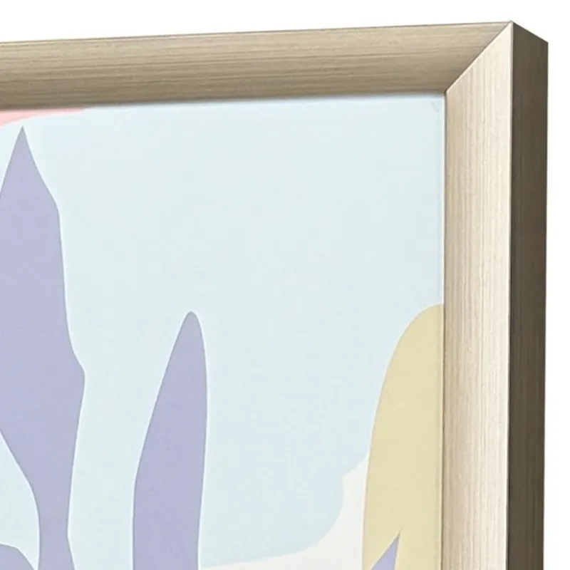 Pastel Tropics S/2 - Framed Art
