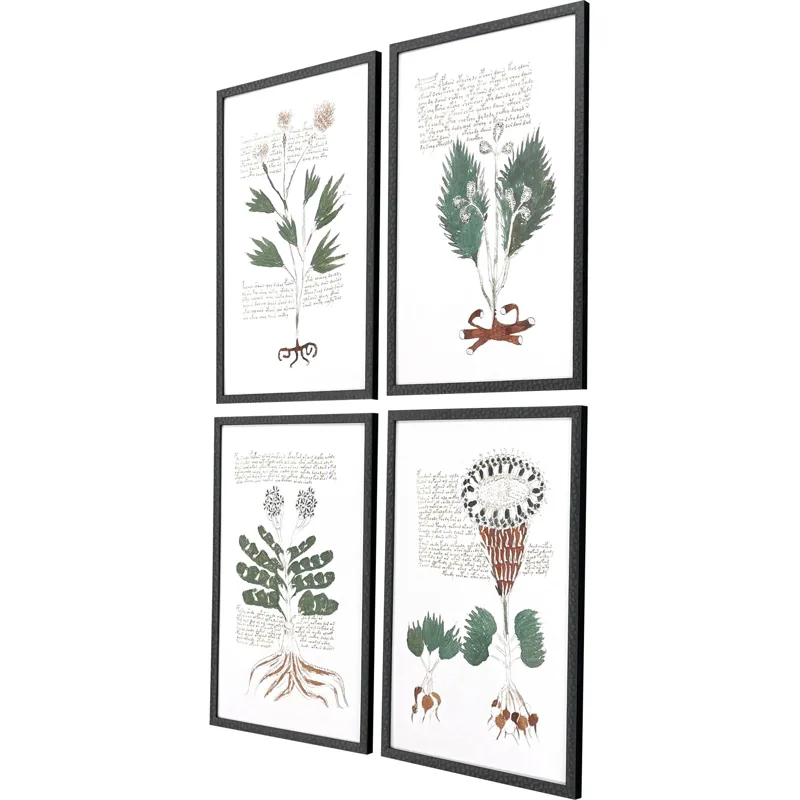Magical Botany S/4 - Framed Art