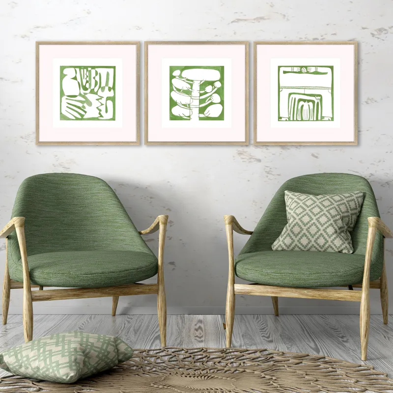 Minimal Moments I S/3 - Framed Art