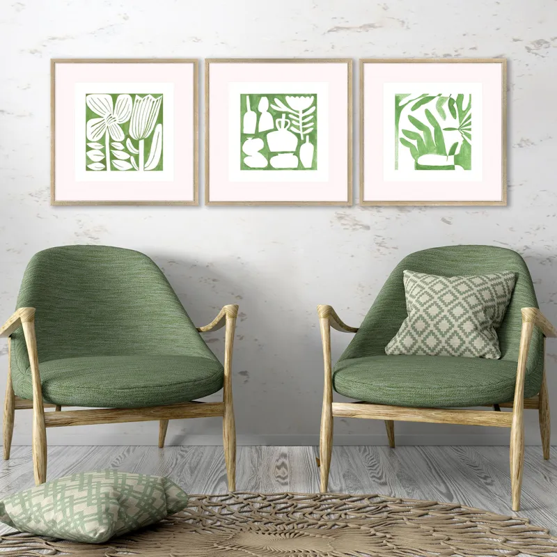 Minimal Moments II S/3 - Framed Art