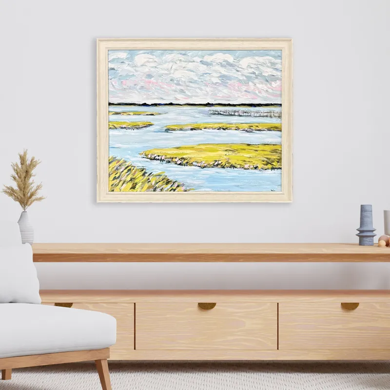 Marsh Day - Framed Art