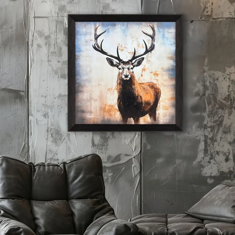 Majestic Deer II - Framed Art