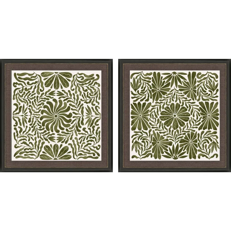 Natural Symmetry S/2 - Framed Art