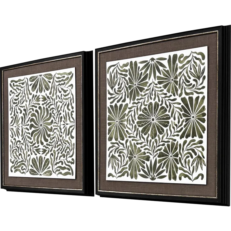 Natural Symmetry S/2 - Framed Art