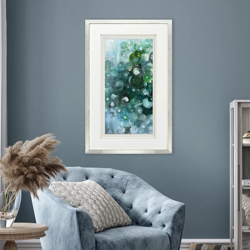 Emerald Constellation I - Framed Art
