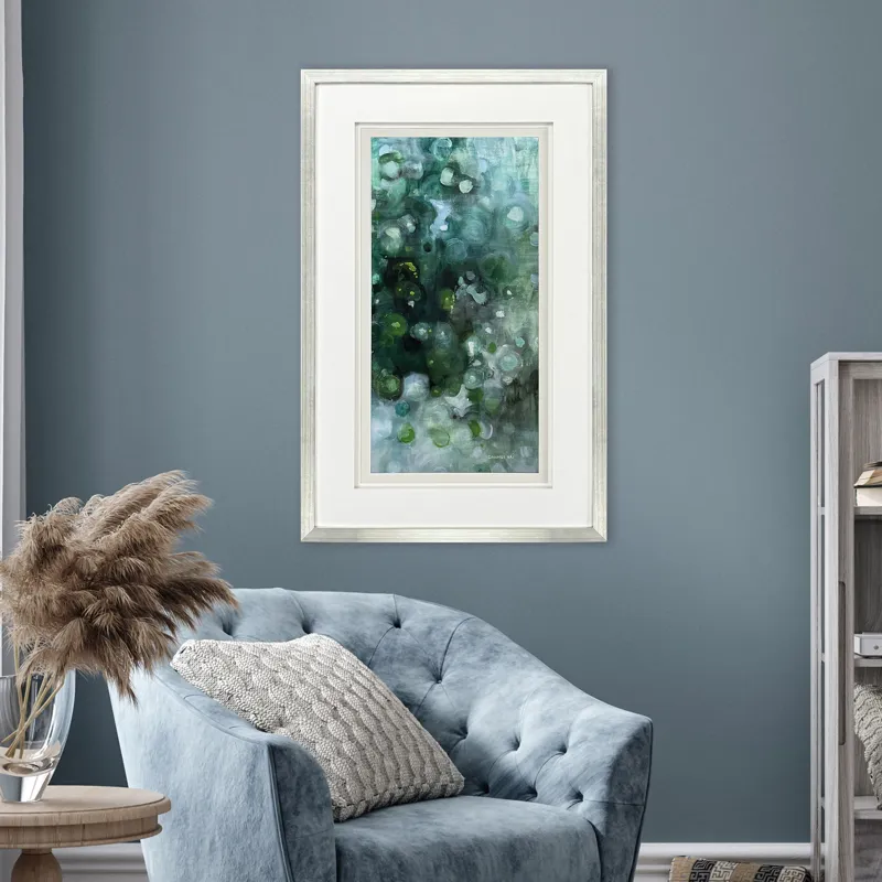 Emerald Constellation II - Framed Art