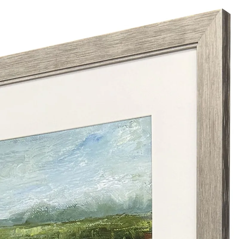 Rainy Day Marsh - Framed Art