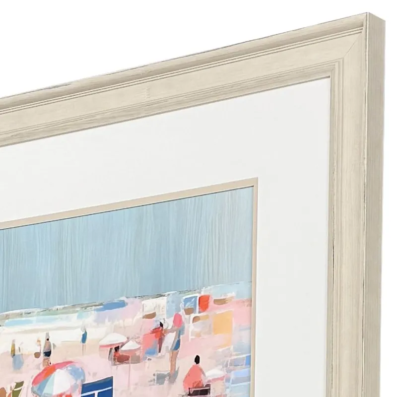 Summer Days on Beach I - Framed Art
