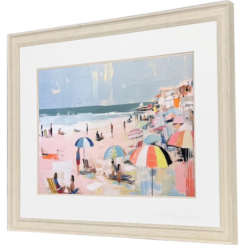 Summer Days on Beach VI - Framed Art