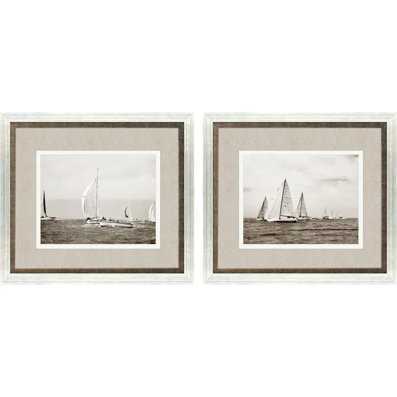 Regatta II S/2 - Framed Art